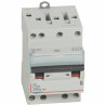 406911 Legrand DX3 - Disjoncteur tétrapolaire 20A 4P C20 - 4,5/6kA - 400V - Courbe C - Vis/vis - 3 modules - Peigne HX3