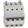 409361 Legrand DX3 - Disjoncteur tétrapolaire 63A 4P C63 10000A/16kA - 400V - Courbe C - À vis - 4 modules