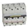 409362 Legrand DX3 - Disjoncteur tétrapolaire 80A 4P C80 10000A/16kA - 400V - Courbe C - À vis - 6 modules