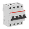 S204 C4 - Disjoncteur tétrapolaire ABB 4A - 4P - Courbe C - 6/10kA - Bornes à vis - 2CDS254001R0044 - 352432