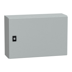 NSYCRN345150 Coffret électrique en métal étanche IP66 - HxLxP 300x450x150mm - Sans plaque de montage - Schneider Spacial CRN