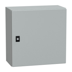 NSYCRN44200 Coffret électrique en métal étanche IP66 - HxLxP 400x400x200mm - Sans plaque de montage - Schneider Spacial CRN