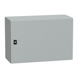 NSYCRN46250 Coffret électrique en métal étanche IP66 - HxLxP 400x600x250mm - Sans plaque de montage - Schneider Spacial CRN