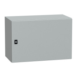 NSYCRN46300 Coffret électrique en métal étanche IP66 - HxLxP 400x600x300mm - Sans plaque de montage - Schneider Spacial CRN