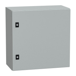 NSYCRN55250 Coffret électrique en métal étanche IP66 - HxLxP 500x500x250mm - Sans plaque de montage - Schneider Spacial CRN