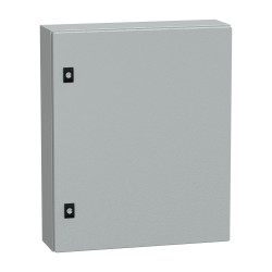 NSYCRN65150 Coffret électrique en métal étanche IP66 - HxLxP 600x500x150mm - Sans plaque de montage - Schneider Spacial CRN