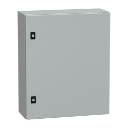 NSYCRN65200 Coffret électrique en métal étanche IP66 - HxLxP 600x500x200mm - Sans plaque de montage - Schneider Spacial CRN