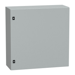 NSYCRN88300 Armoire électrique Schneider métallique étanche IP66 - HxLxP 800x800x300mm - Sans plaque de montage - Spacial CRN