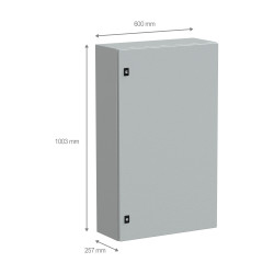 NSYCRN106250 Armoire électrique Schneider métallique étanche IP66 - HxLxP 1000x600x250mm - Sans plaque de montage - Spacial CRN
