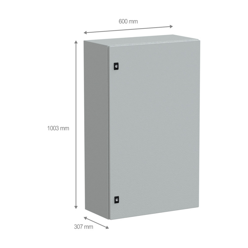 NSYCRN106300 Armoire électrique Schneider métallique étanche IP66 - HxLxP 1000x600x300mm - Sans plaque de montage - Spacial CRN