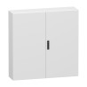 NSYCRN1212300D Armoire électrique Schneider métal étanche IP55 - HxLxP 1200x1200x300mm - Sans plaque - Dble Porte - Spacial CRN