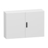 NSYCRN812300D Armoire électrique Schneider métal étanche IP55 - HxLxP 800x1200x300mm - Sans plaque - Double Porte - Spacial CRN