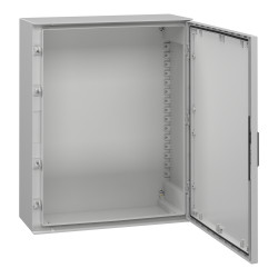 NSYPLM108G Schneider - Armoire Thalassa PLM 1056x852x350 - étanche IP66 - IK10 - Polyester - RAL 7035 - PanelSet PLM