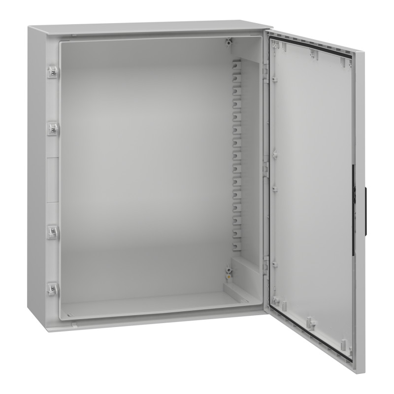 NSYPLM108G Schneider - Armoire Thalassa PLM 1056x852x350 - étanche IP66 - IK10 - Polyester - RAL 7035 - PanelSet PLM