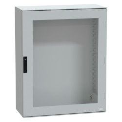 NSYPLM108TG Schneider - Coffret Thalassa 1056x852x350 avec porte transparente - étanche IP66 - IK08 - RAL 7035 - PanelSet PLM