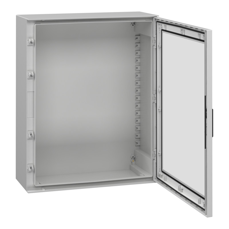 NSYPLM108TG Schneider - Coffret Thalassa 1056x852x350 avec porte transparente - étanche IP66 - IK08 - RAL 7035 - PanelSet PLM