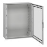 NSYPLM108TG Schneider - Coffret Thalassa 1056x852x350 avec porte transparente - étanche IP66 - IK08 - RAL 7035 - PanelSet PLM