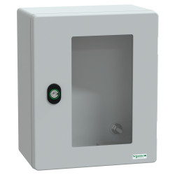 NSYPLM3025TG Schneider - Coffret Thalassa 308x250x160 avec porte transparente - étanche IP66 - IK08 - RAL 7035 - PanelSet PLM