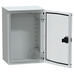 NSYPLM32TG Schneider - Coffret Thalassa 310x215x160 avec porte transparente - étanche IP66 - IK08 - RAL 7035 - PanelSet PLM