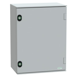 NSYPLM43G Schneider - Coffret Thalassa PLM 430x330x200 - étanche IP66 - IK10 - Coffret polyester - RAL 7035 - PanelSet PLM