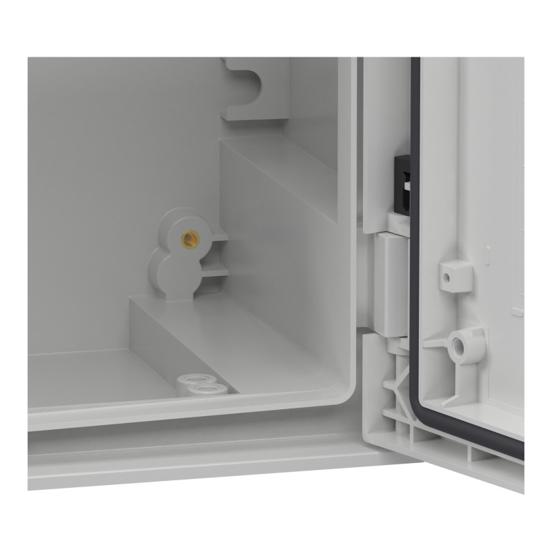 NSYPLM43G Schneider - Coffret Thalassa PLM 430x330x200 - étanche IP66 - IK10 - Coffret polyester - RAL 7035 - PanelSet PLM