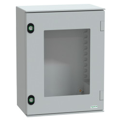 NSYPLM43TG Schneider - Coffret Thalassa 430x330x200 avec porte transparente - étanche IP66 - IK08 - RAL 7035 - PanelSet PLM