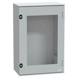 NSYPLM64TG Schneider - Coffret Thalassa 647x436x250 avec porte transparente - étanche IP66 - IK08 - RAL 7035 - PanelSet PLM