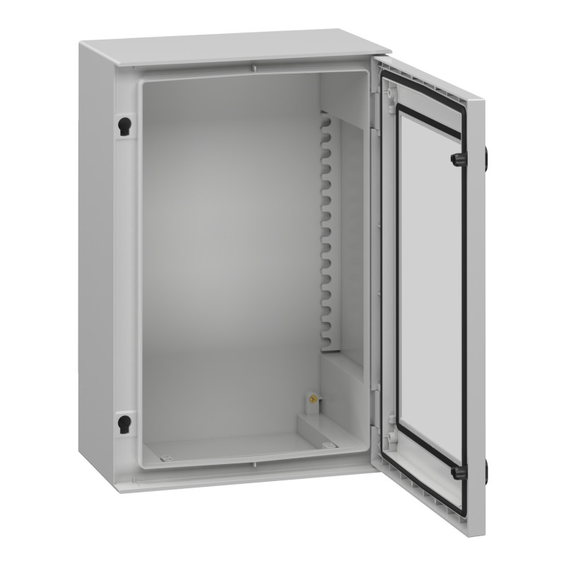 NSYPLM64TG Schneider - Coffret Thalassa 647x436x250 avec porte transparente - étanche IP66 - IK08 - RAL 7035 - PanelSet PLM
