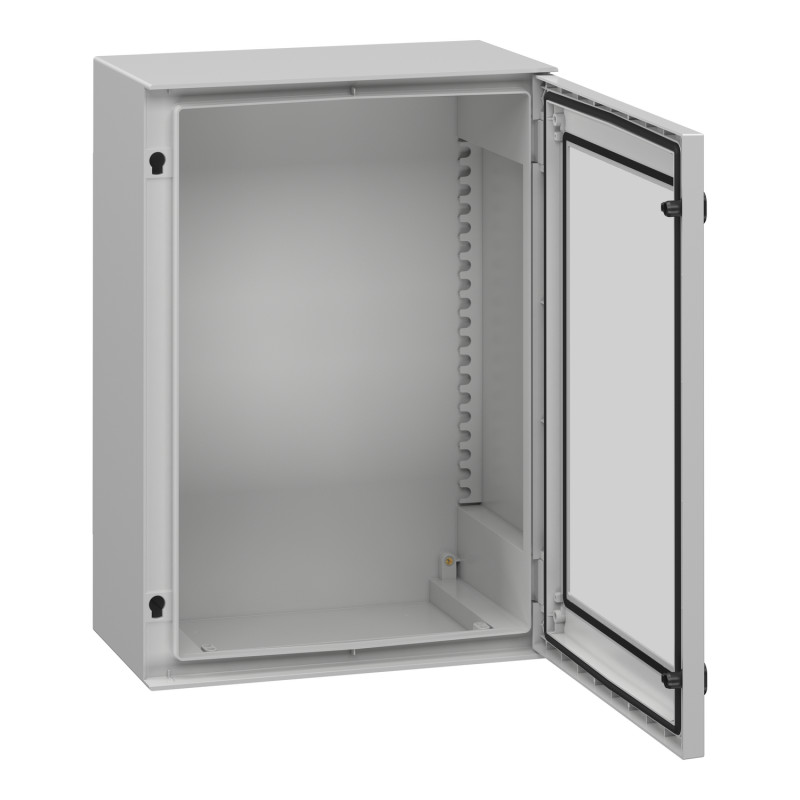 NSYPLM75TG Schneider - Coffret Thalassa 747x536x300 avec porte transparente - étanche IP66 - IK08 - RAL 7035 - PanelSet PLM