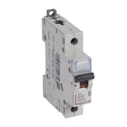 407432 Legrand DX3 - Disjoncteur unipolaire 16A 1P B16 6000A/10kA - Courbe B - 230V - À vis - 1 module