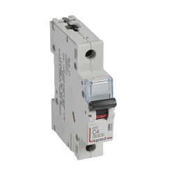 407665 Legrand DX3 - Disjoncteur unipolaire 4A 1P C4 6000A/10kA - 230V - Bornes à vis - 1 module