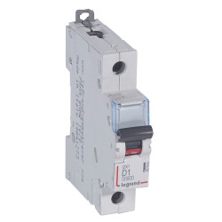 407963 Legrand DX3 - Disjoncteur unipolaire 1A 1P D1 6000A/10kA - Courbe D - 230V - À vis - 1 module