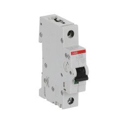 S201 C63 - Disjoncteur unipolaire ABB 63A - 1P - Courbe C - 6/10kA - Bornes à vis - 2CDS251001R0634 - 352144