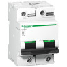 A9N18361 Schneider C120N - Disjoncteur bipolaire 80A - 2P - Courbe C - 10kA - Bornes à vis - 3 modules - Acti9 C120