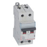 408034 Legrand DX3 - Disjoncteur bipolaire 32A 2P D32 6000A/10kA - Courbe D - 230V - À vis - 2 modules