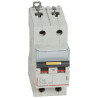 409221 Legrand DX3 - Disjoncteur bipolaire 16A 2P C16 10000A/16kA - 230V - Courbe C - À vis - 2 modules
